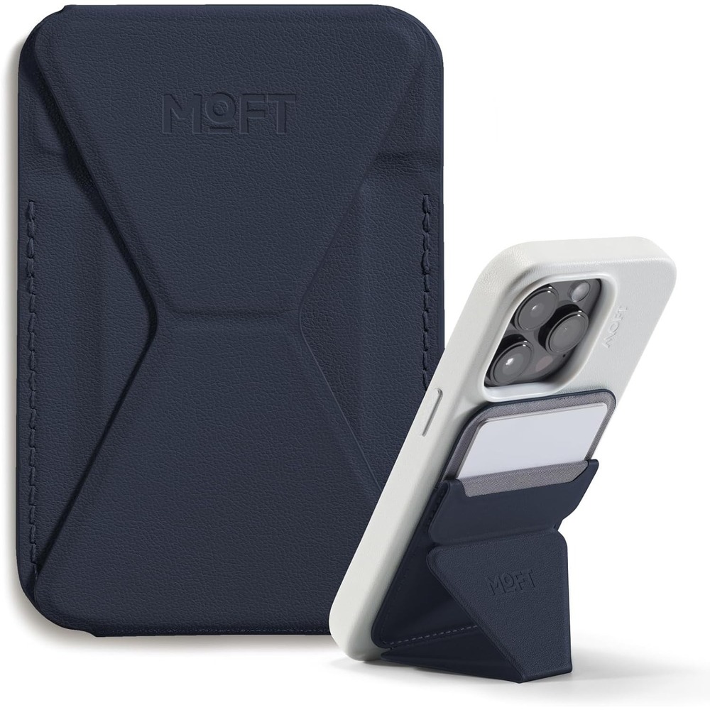 MOFT Magsafe Magnetic Wallet Stand iPhone 17‎ 16 15 14 13 12 Navy